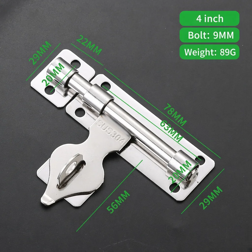 Slide Bolt with Slotted Keeper