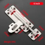 Slide Bolt with Loop Keeper