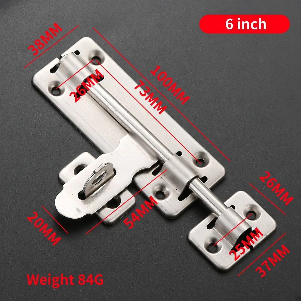 Slide Bolt with Loop Keeper