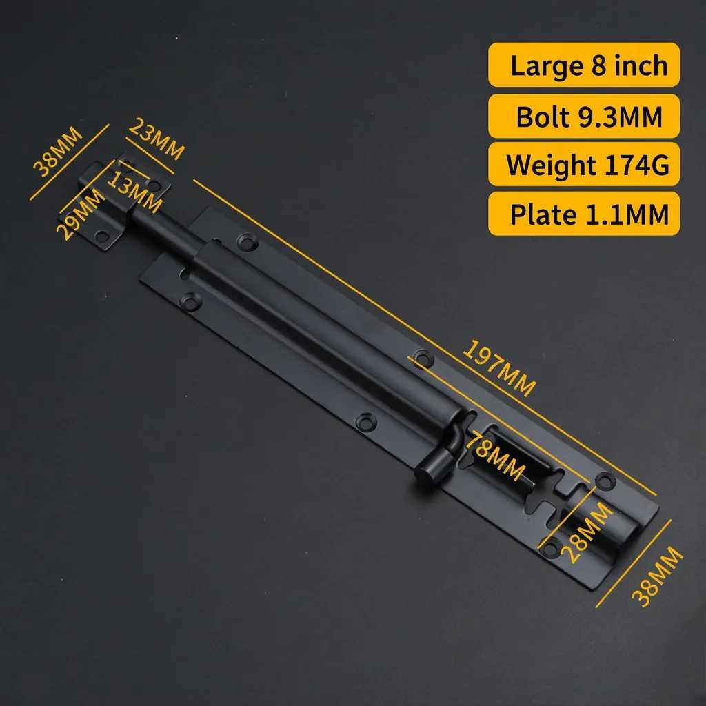 8 inch, matte black — SB-926201589036-8MB