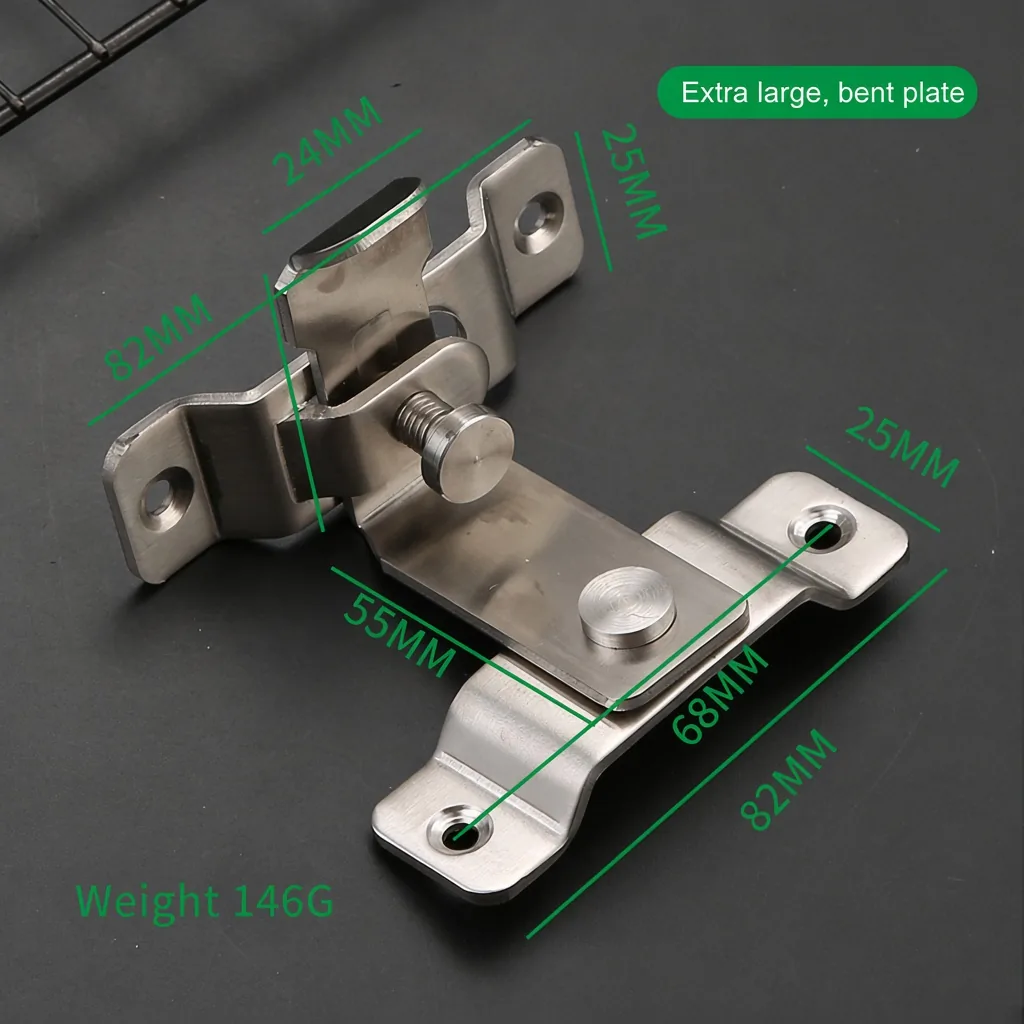 Extra-Large Right-Angle Hasp