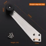 Straight-edge, brushed silver — DS-926279626677-SS
