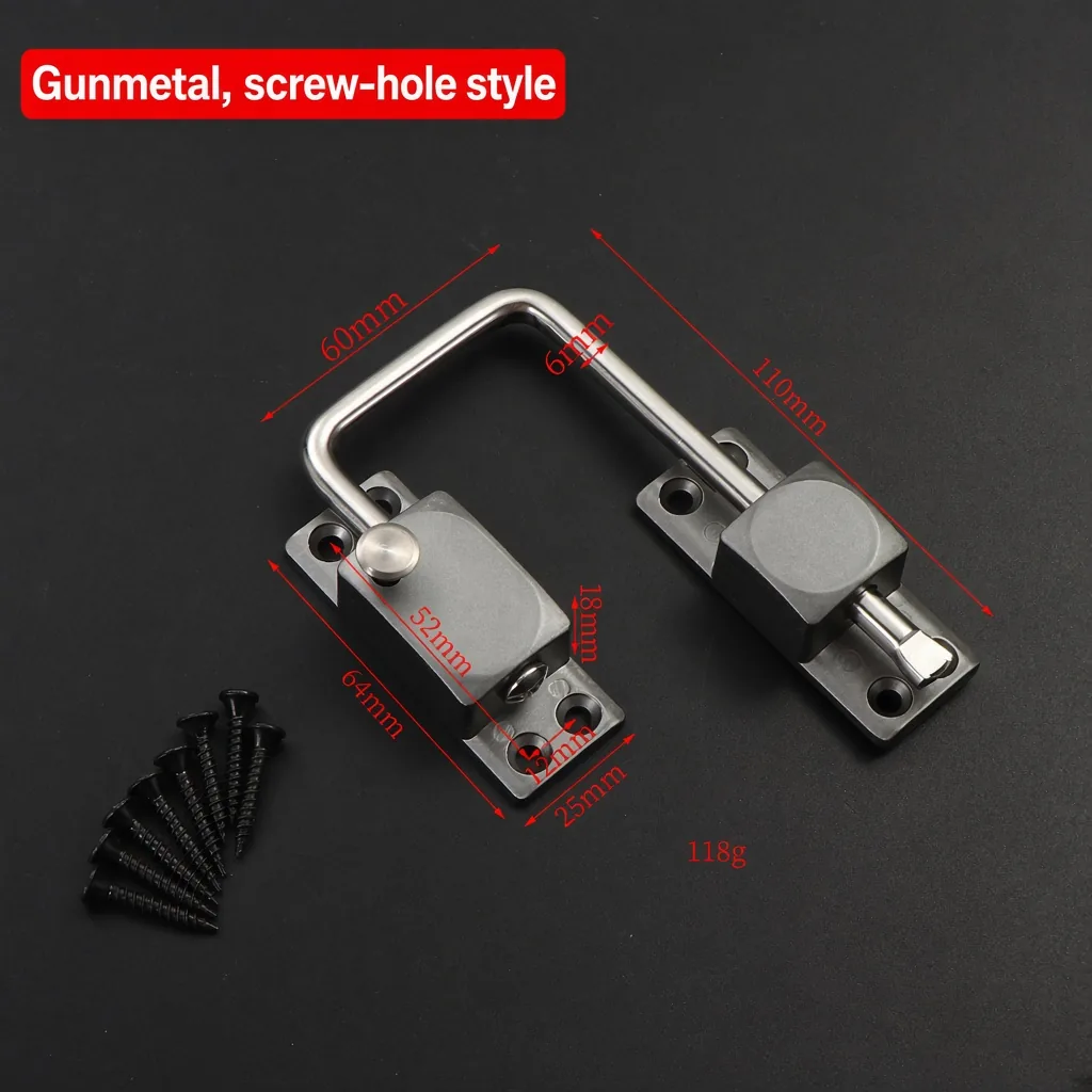 Gunmetal, screw-hole style — UB-1069146807077-GM