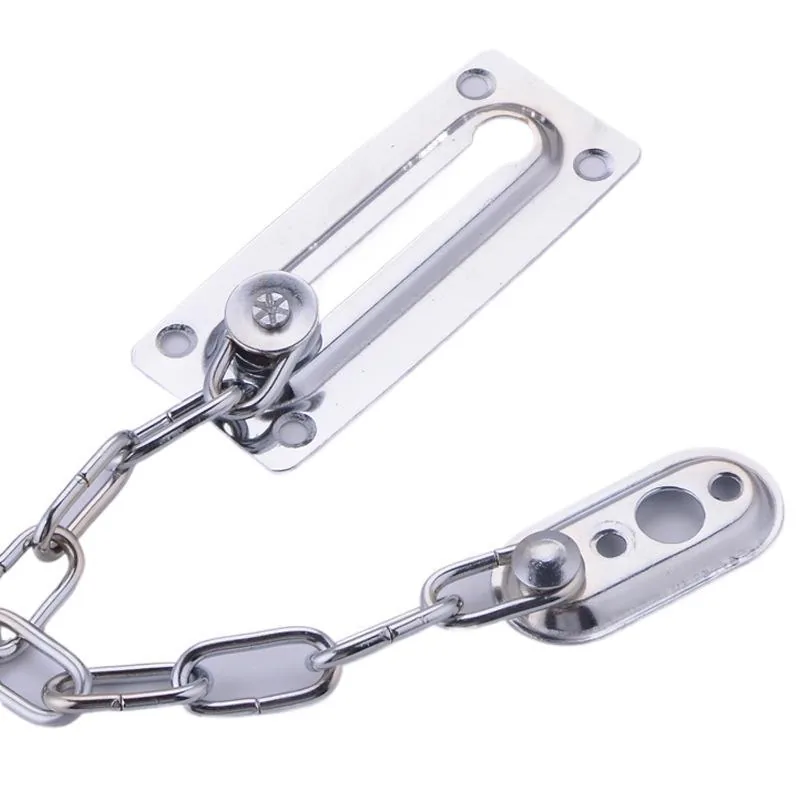 Brushed Silver Sliding Security Chain