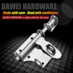 Brushed Silver Door Bolt