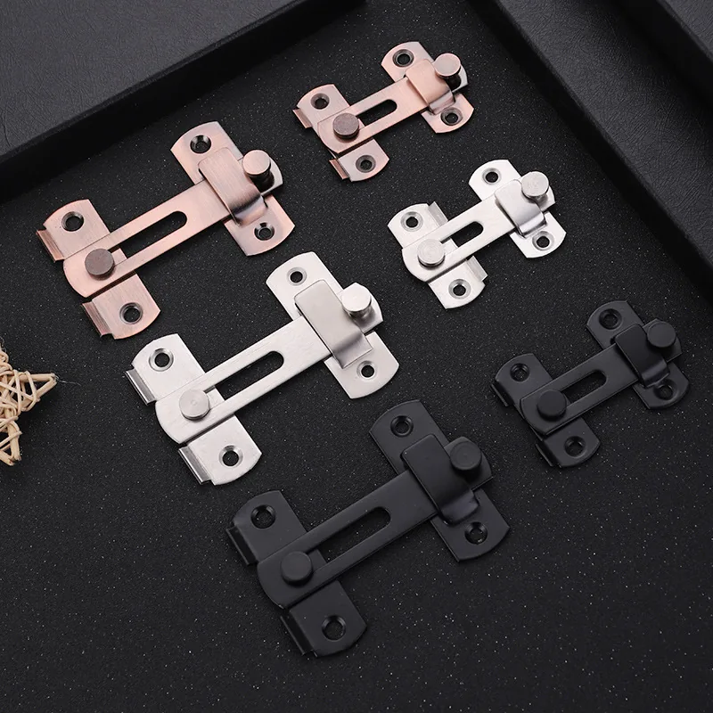 Black Pivot Door Hasp