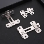 Black Pivot Door Hasp
