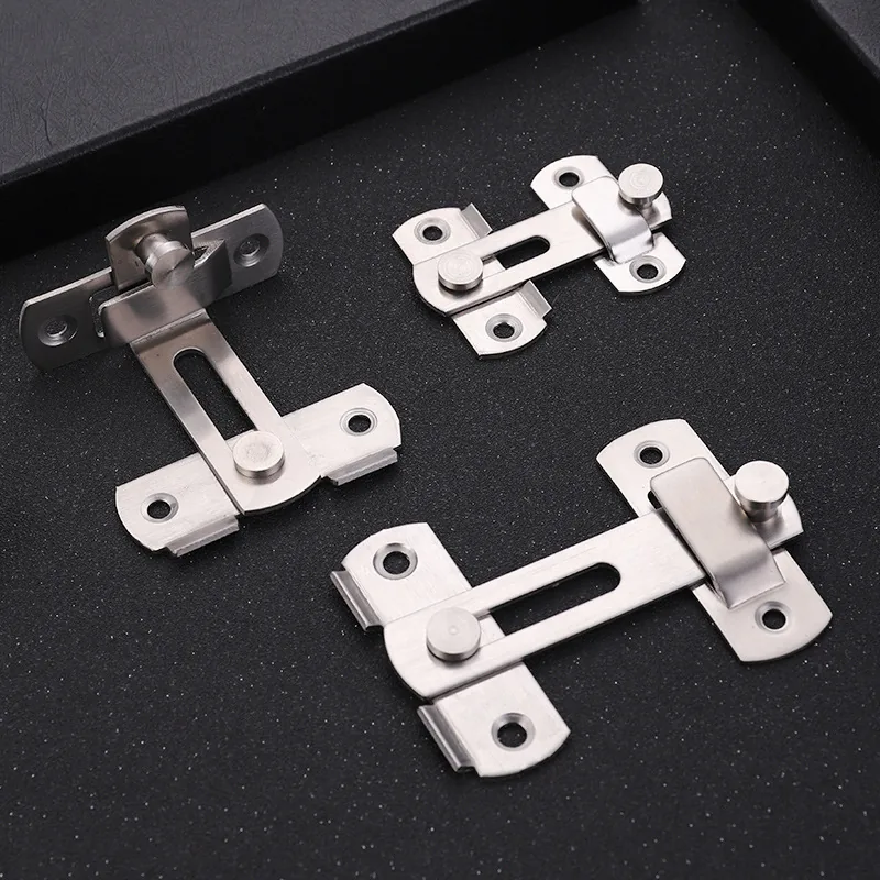 Black Pivot Door Hasp