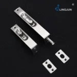 Brushed Silver Concealed Flush Bolt