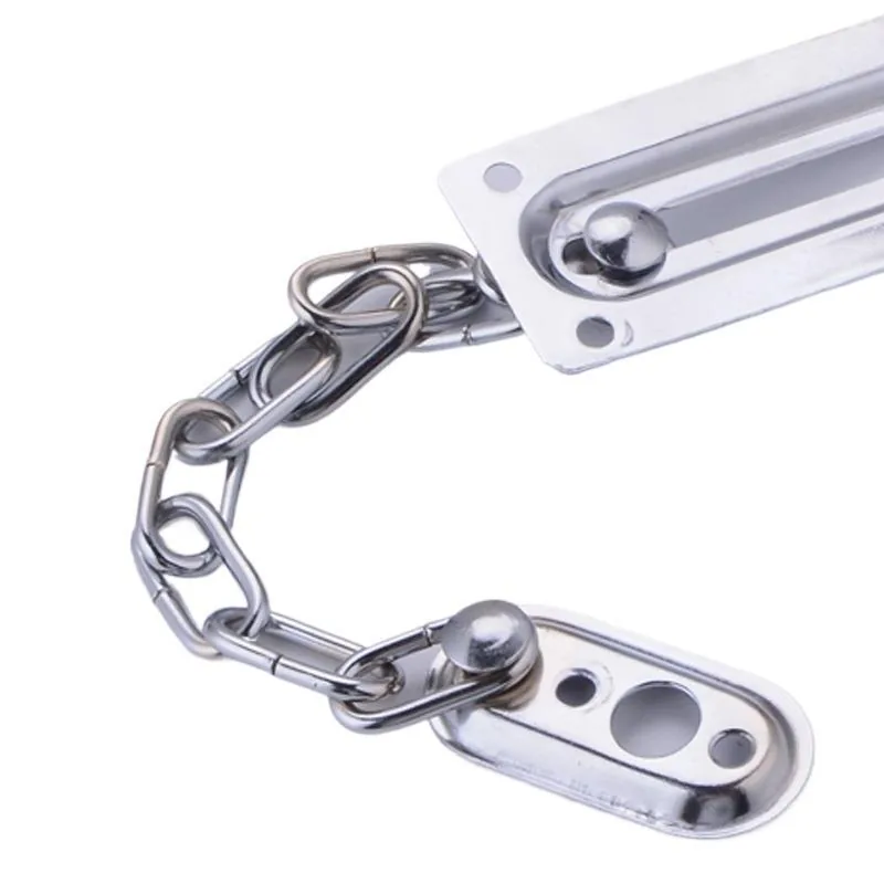Brushed Silver Sliding Security Chain