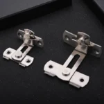 Black Pivot Door Hasp