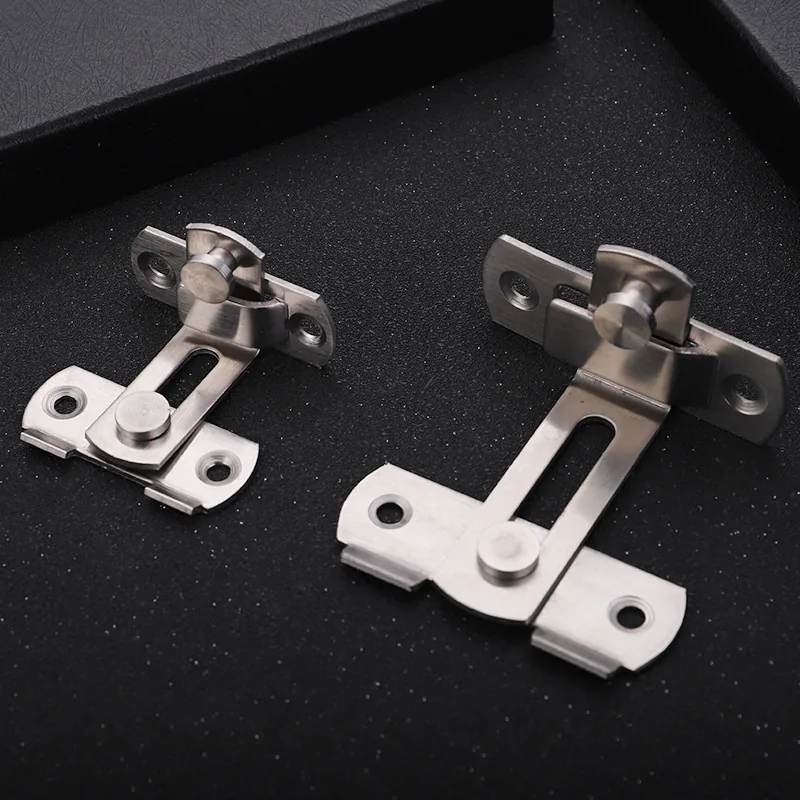 Black Pivot Door Hasp