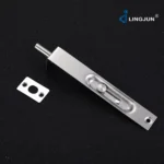 Brushed Silver Concealed Flush Bolt