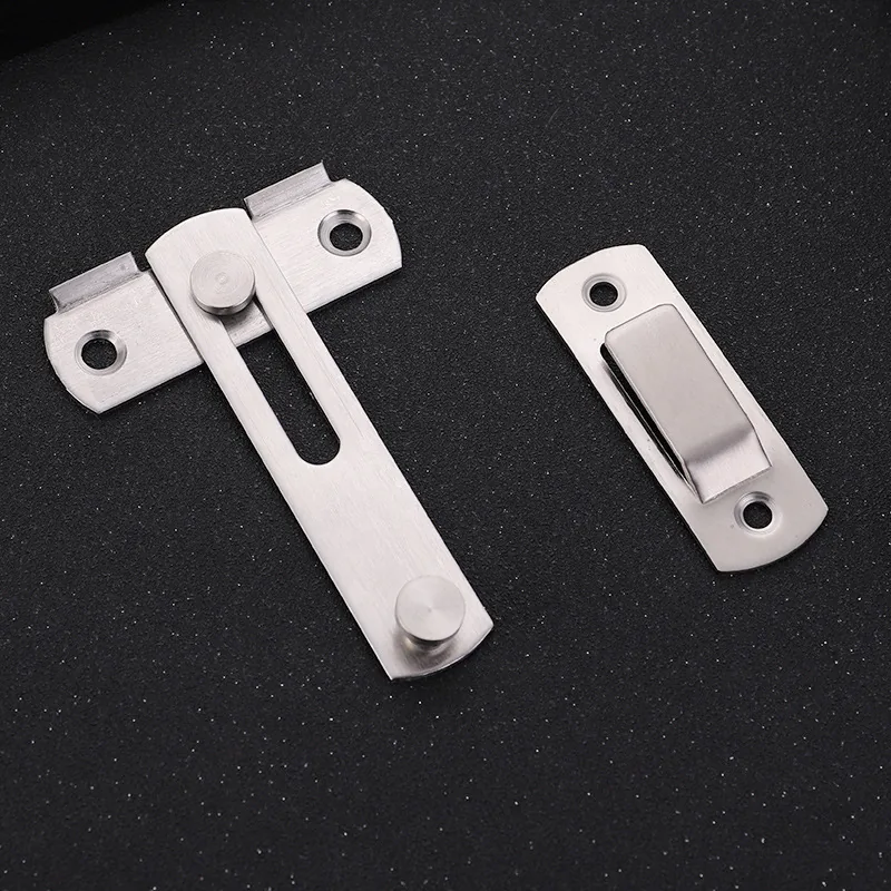 Black Pivot Door Hasp