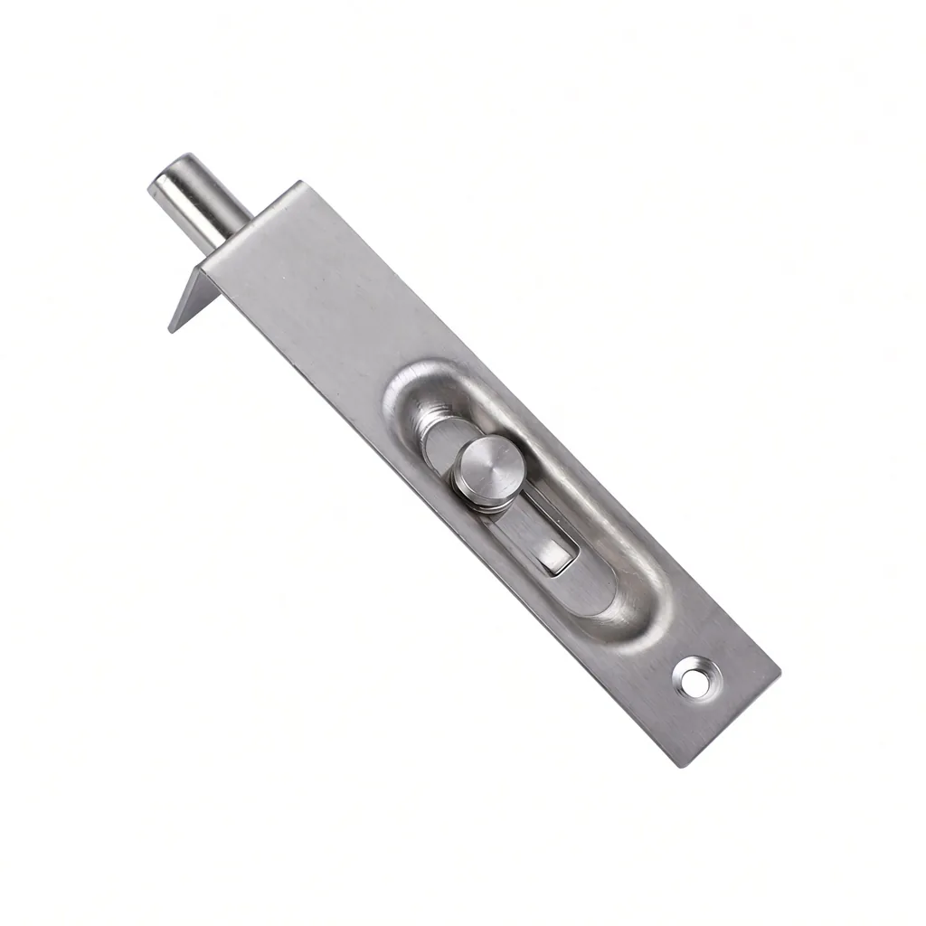 Brushed Silver Concealed Flush Bolt
