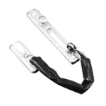 Black-Covered Door Security Chain