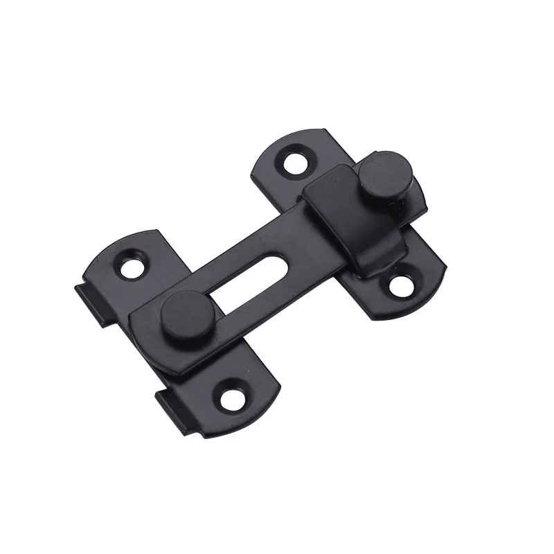 Black Pivot Door Hasp